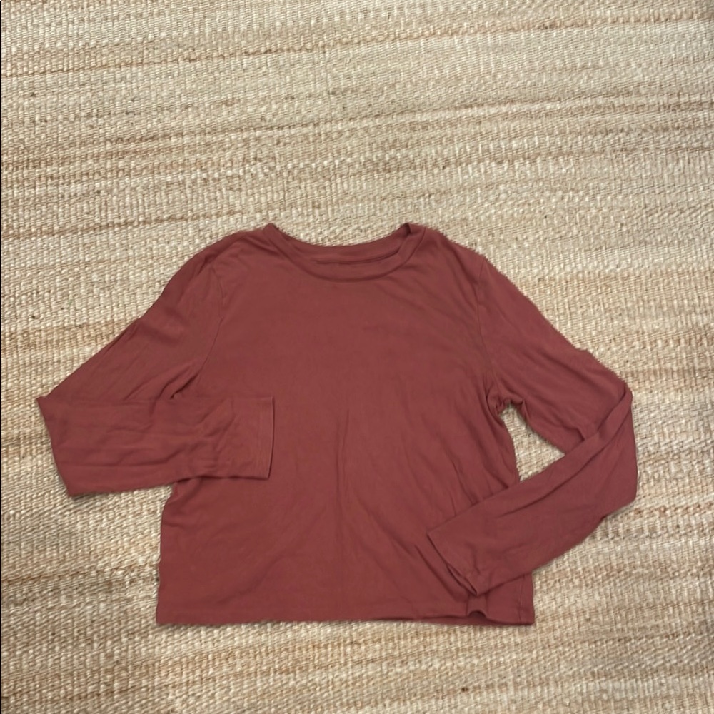Rust Long Sleeve Top